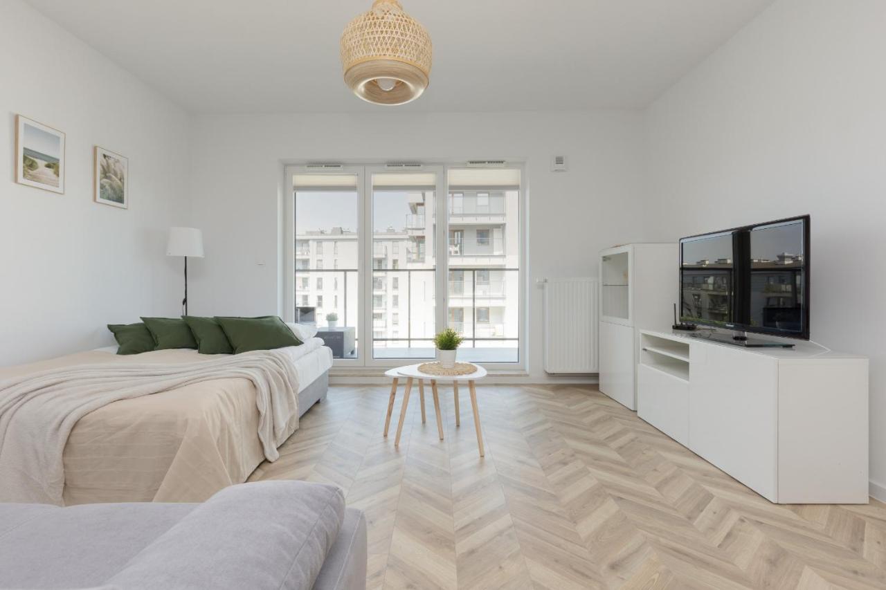 Ursus Sunny Studio For 4 Guests With Parking & Balcony By Noclegi Renters Warsaw Luaran gambar